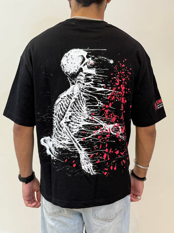 TRAPPED x EMBER — Oversized Unisex Skull T-Shirt