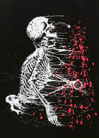 TRAPPED x EMBER — Oversized Unisex Skull T-Shirt