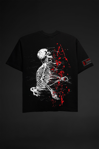TRAPPED x EMBER — Oversized Unisex Skull T-Shirt